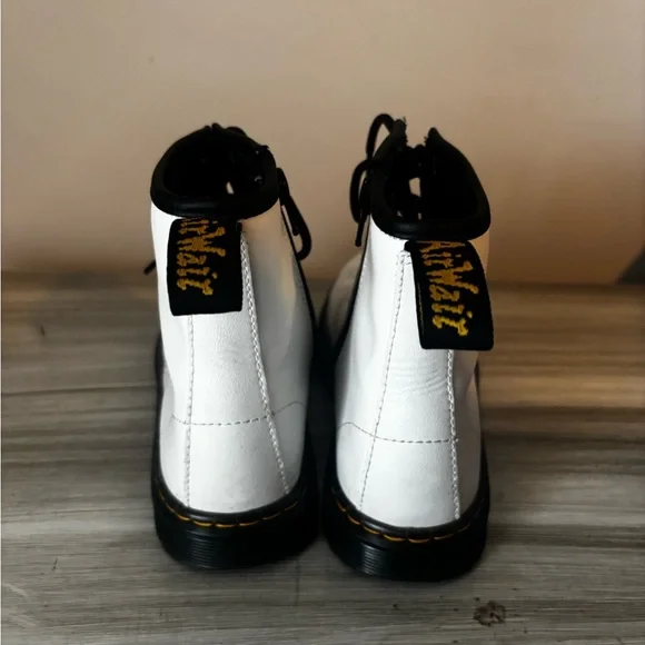 Dr. Martens Men’s White Boots - Picture 2 of 6